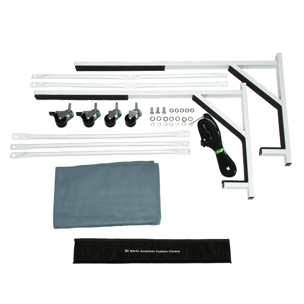 Support de chariot robuste pour toit rigide Alfa Romeo Spider avec harnais de sécurité et housse anti-poussière (diverses options)