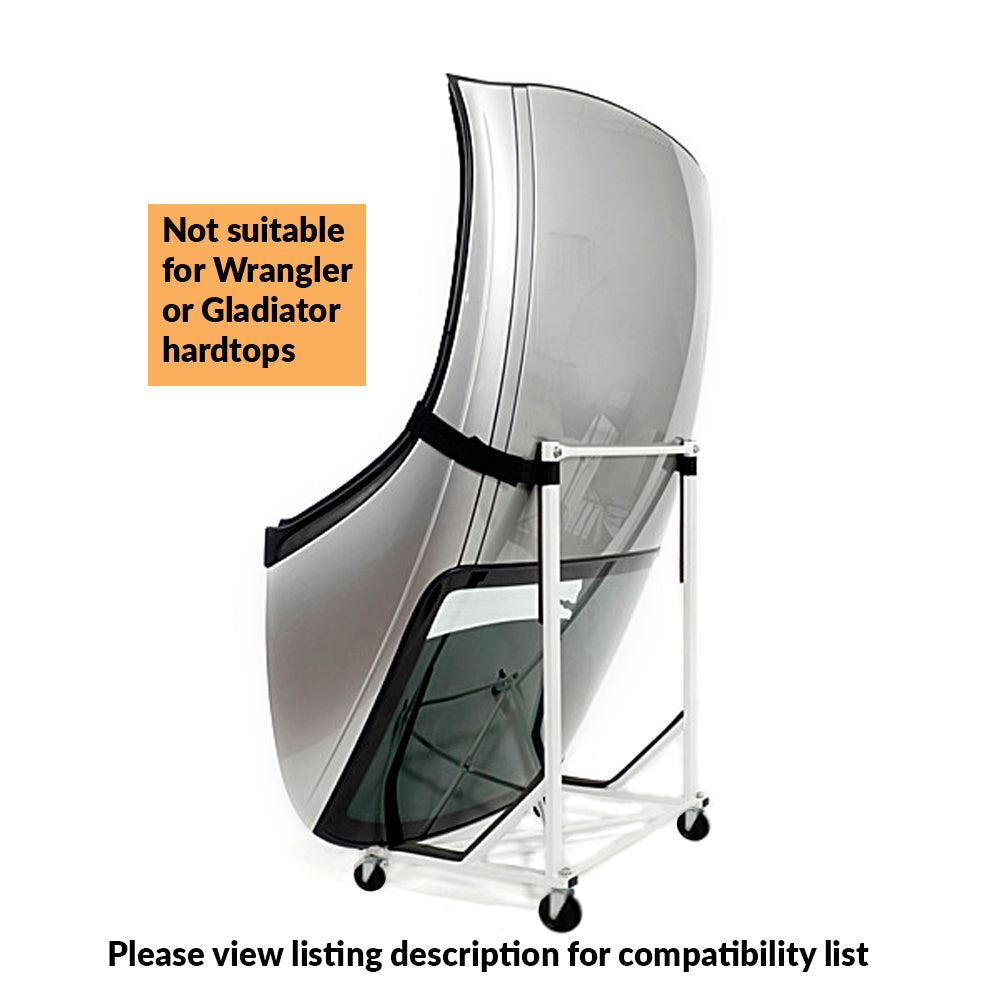 Ford Thunderbird Heavy-duty Hardtop Stand Trolley Cart Rack with 5" castors, Securing Harness and Hard Top Dust Cover (Various Options)