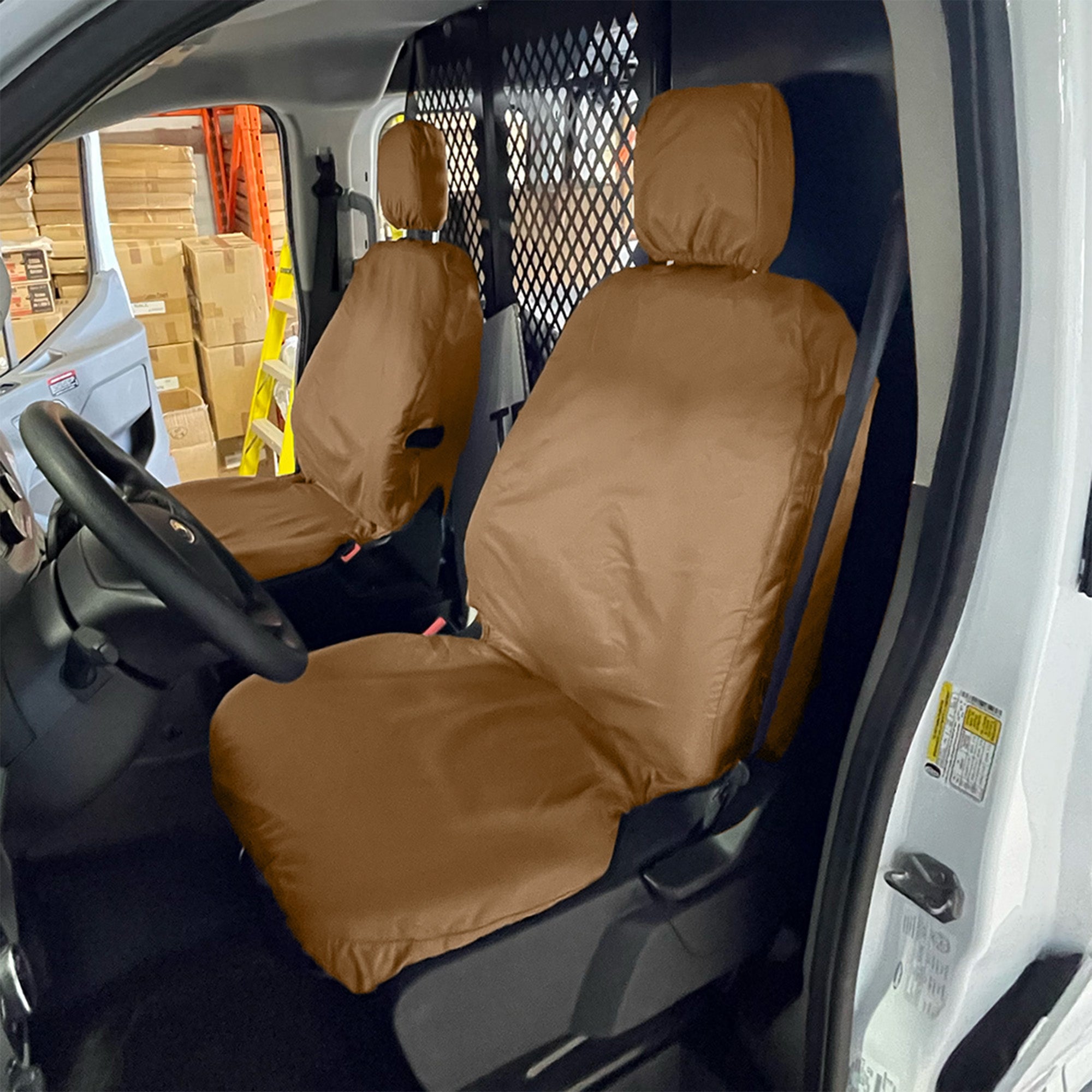 Custom-fit Front Seat Cover Set for the Ford Transit Van 150 250 350 350HD (Various Options)