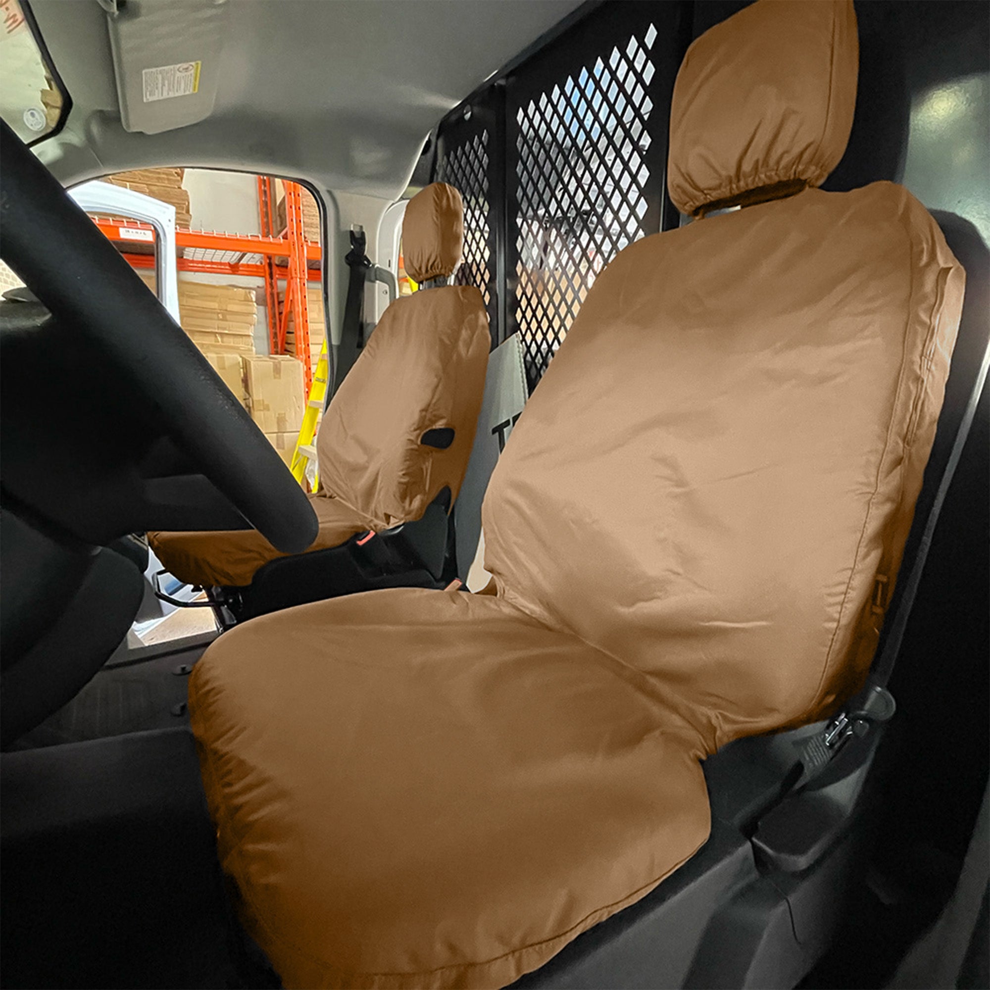 Custom-fit Front Seat Cover Set for the Ford Transit Van 150 250 350 350HD (Various Options)