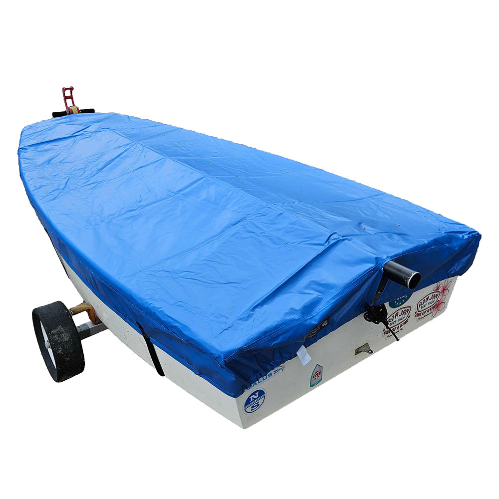 Housse de pont pour voilier Optimist - Housse de bateau imperméable et sur mesure - Bleu (419B)