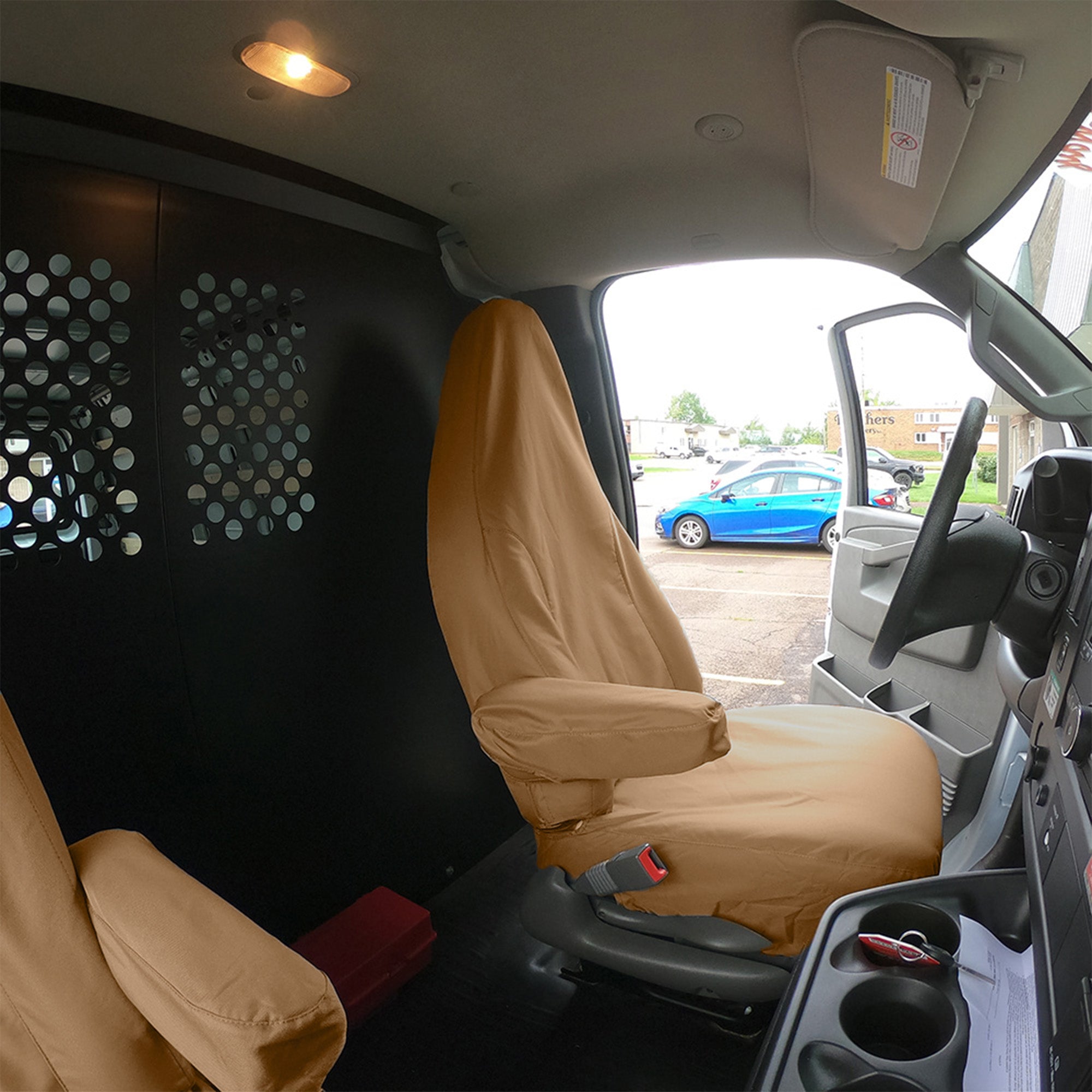 Custom-fit Front Seat Cover Set for the Chevrolet  / Chevy Express Van (Various Options)