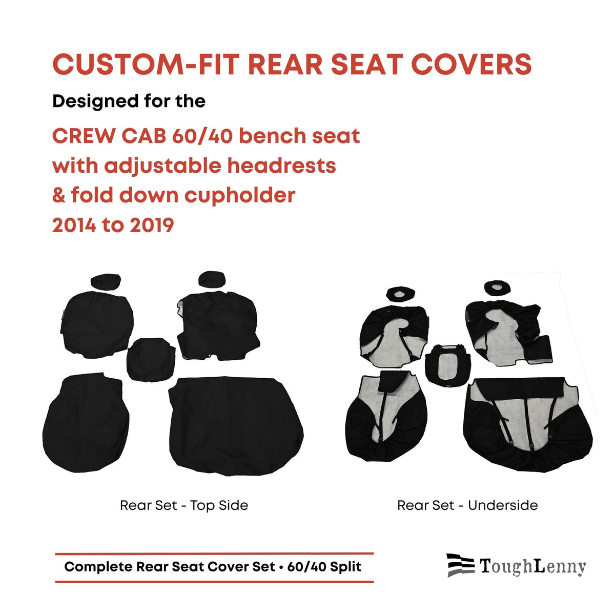 Custom-Fit Waterproof Seat Covers for GMC Sierra | 2014–2019
