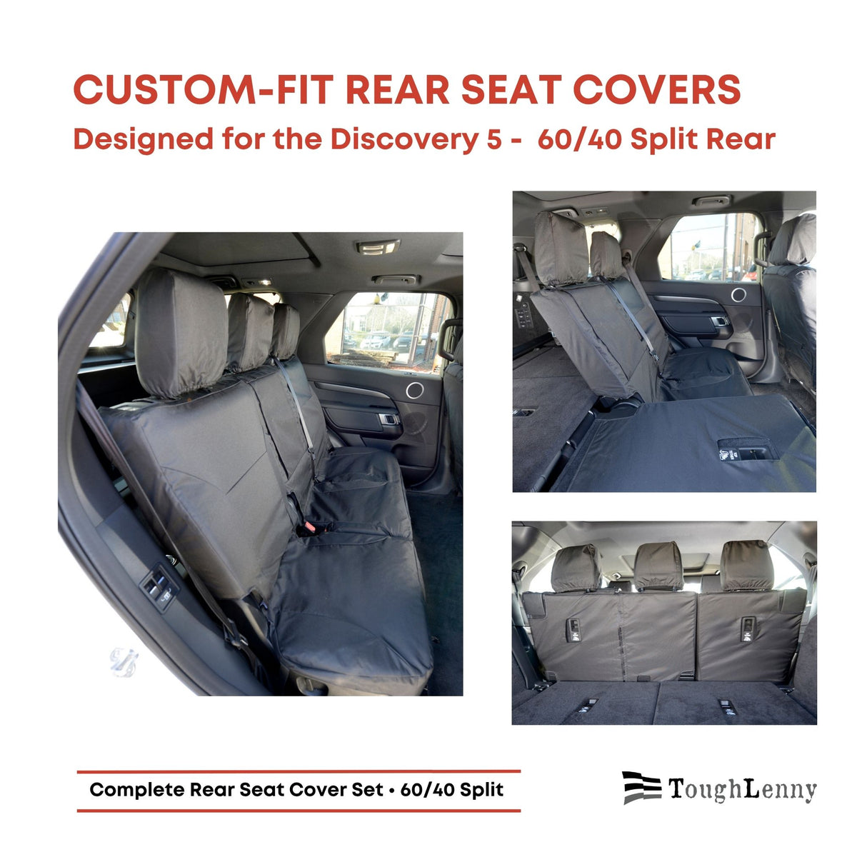 Custom-Fit Waterproof Seat Covers for Land Rover Discovery 5 | 2017 Onwards