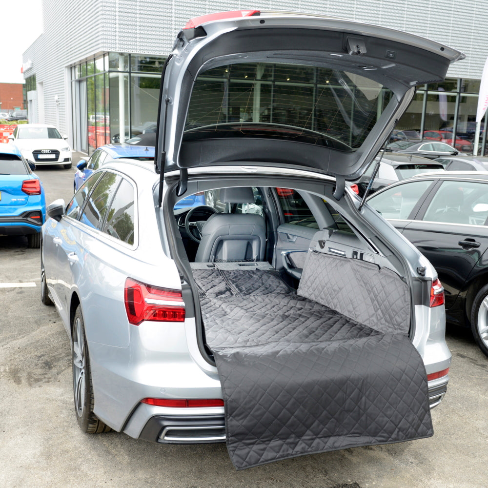 Doublure de coffre matelassée sur mesure pour l'Audi A6 Allroad Génération 5 (C8) Wagon - à partir de 2018 (630)