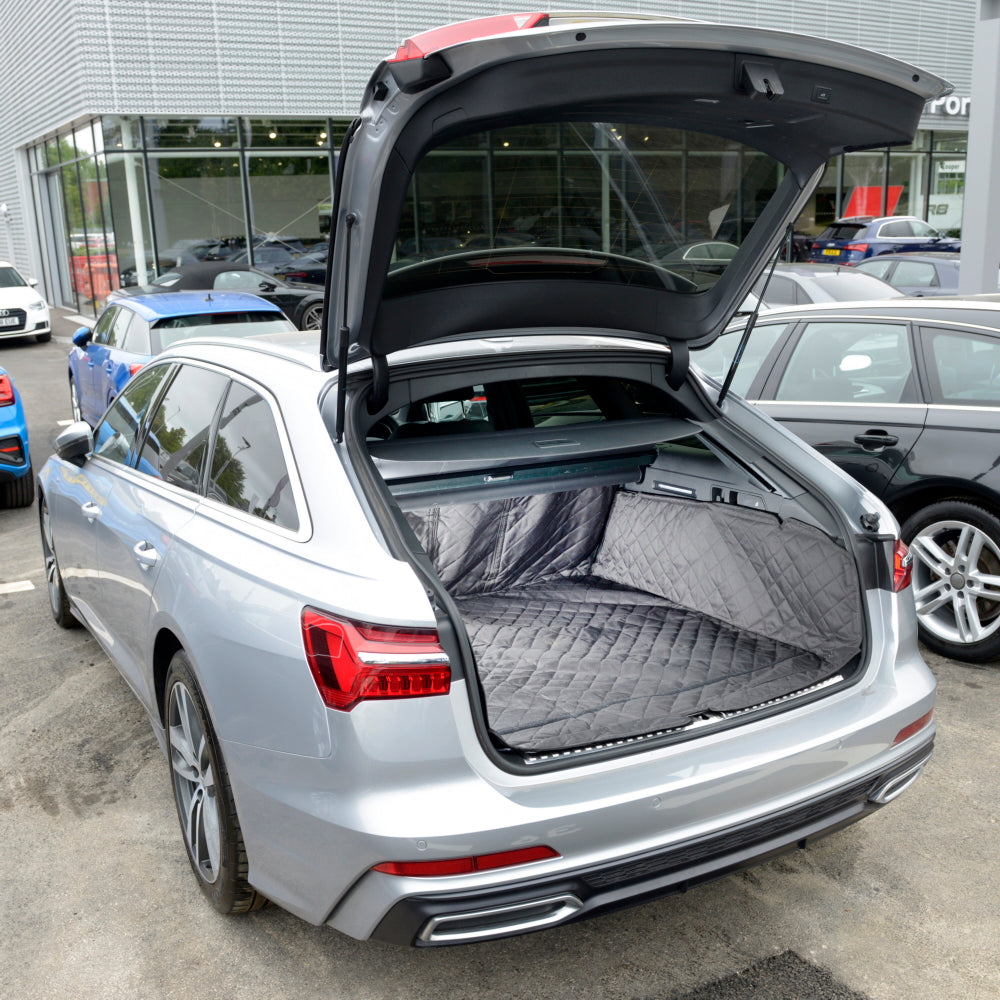 Doublure de coffre matelassée sur mesure pour l'Audi A6 Allroad Génération 5 (C8) Wagon - à partir de 2018 (630)
