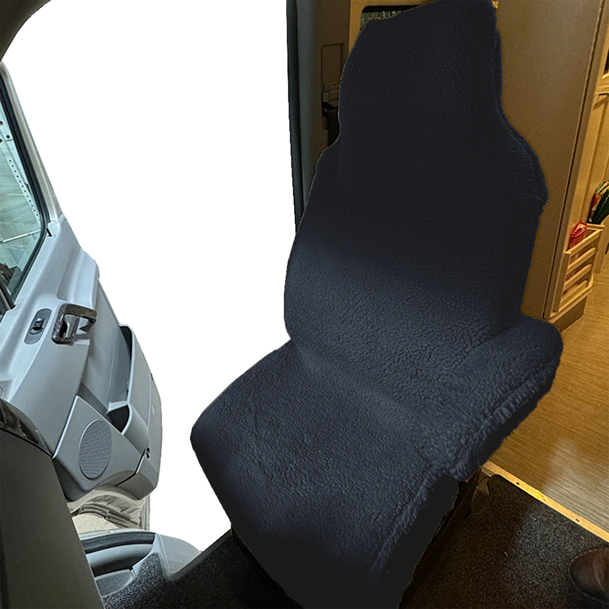 Faux Sheepskin Front Seat Cover Set for the Ford E Series
