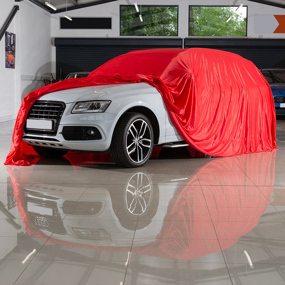 Premium Showroom Reveal Car Cover - Dramatic Unveiling for Vehicle Reveals (Various Sizes & Colors)