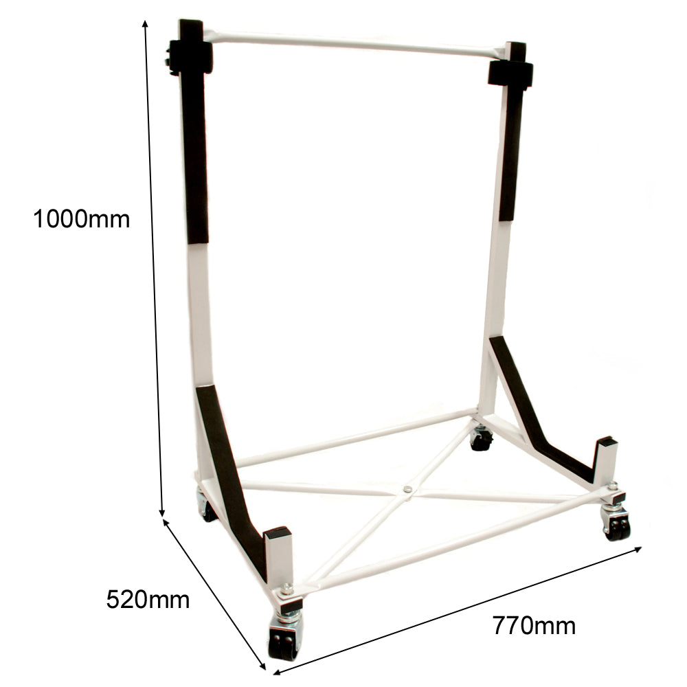 Support de chariot robuste pour toit rigide Jaguar avec harnais de sécurité et housse anti-poussière pour toit rigide (diverses options)