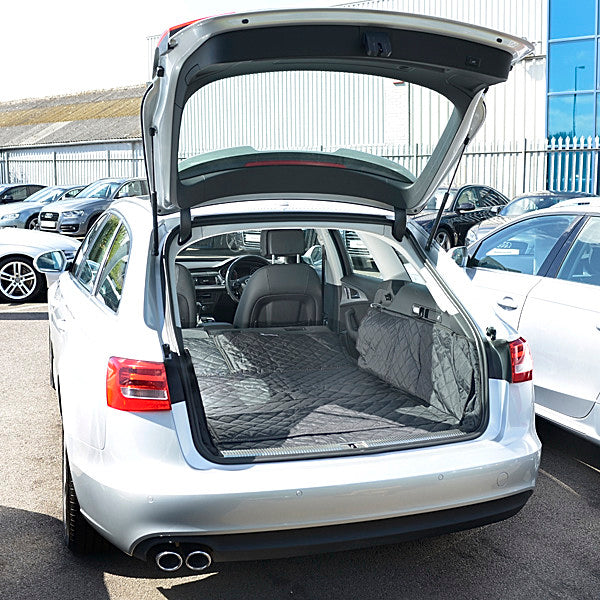 Custom Fit Quilted Cargo Liner for the Audi A6 Avant Wagon Cargo Liner Trunk Mat - Quilted, Tailored & Waterproof - Generation 4, 2011 to 2018 (217)