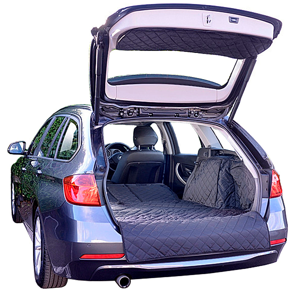 Doublure de coffre matelassée sur mesure pour la BMW Série 3 Touring F31 Wagon - 2012 à 2019 (221)