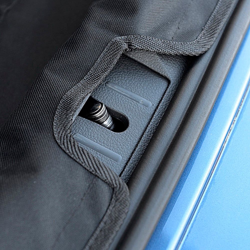 Tapis de coffre sur mesure pour Volkswagen VW Golf Mk7 avec trappe à plancher surélevé version génération 7 - 2013 à 2019 (253)