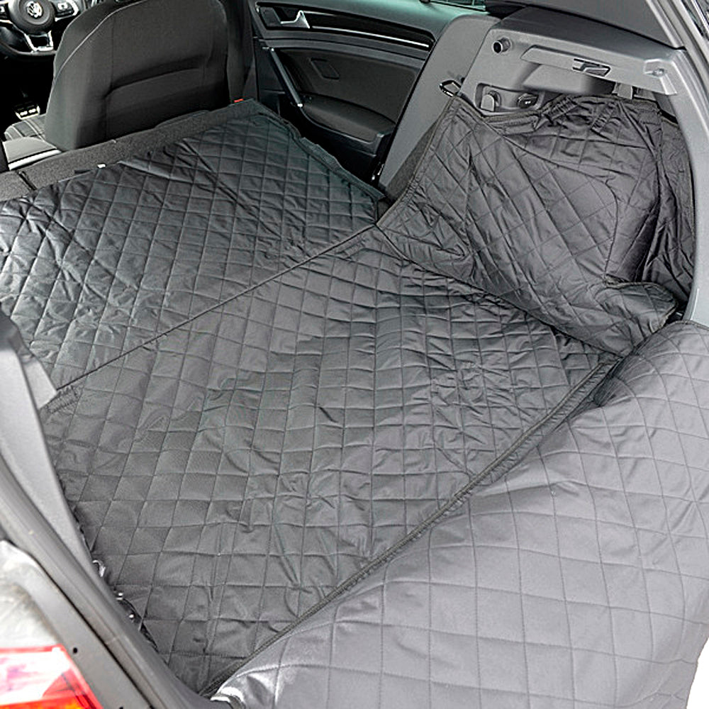 Doublure de coffre matelassée sur mesure pour la Volkswagen VW Golf Mk7 Hatch Low Floor version Génération 7 - 2013 à 2019 (263)