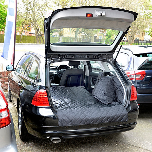 Doublure de chargement matelassée sur mesure pour la BMW Série 3 Touring Sports Wagon Génération 5 E91 - 2004 à 2012 (271)