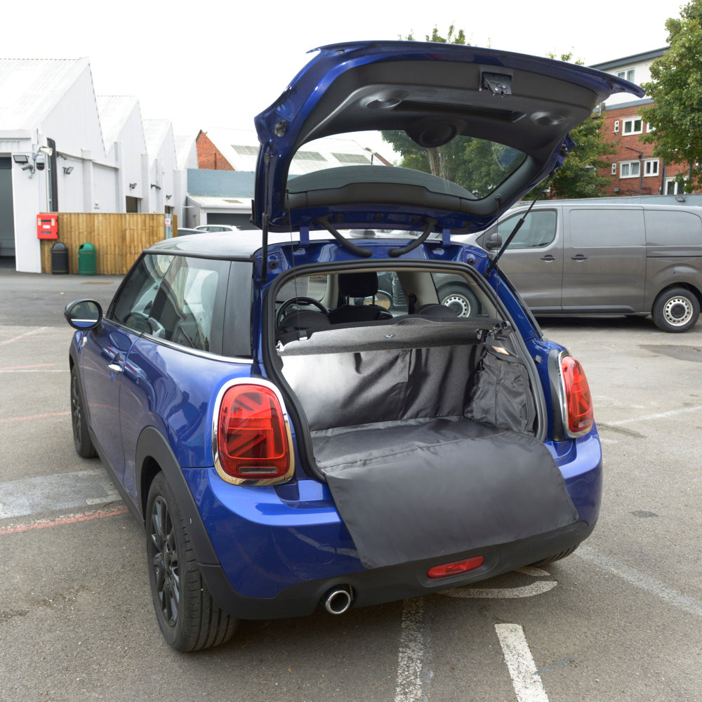 Tapis de coffre sur mesure pour BMW Mini Hatchback 3 portes Génération 3 F56 (plancher surélevé) - à partir de 2014 (560)
