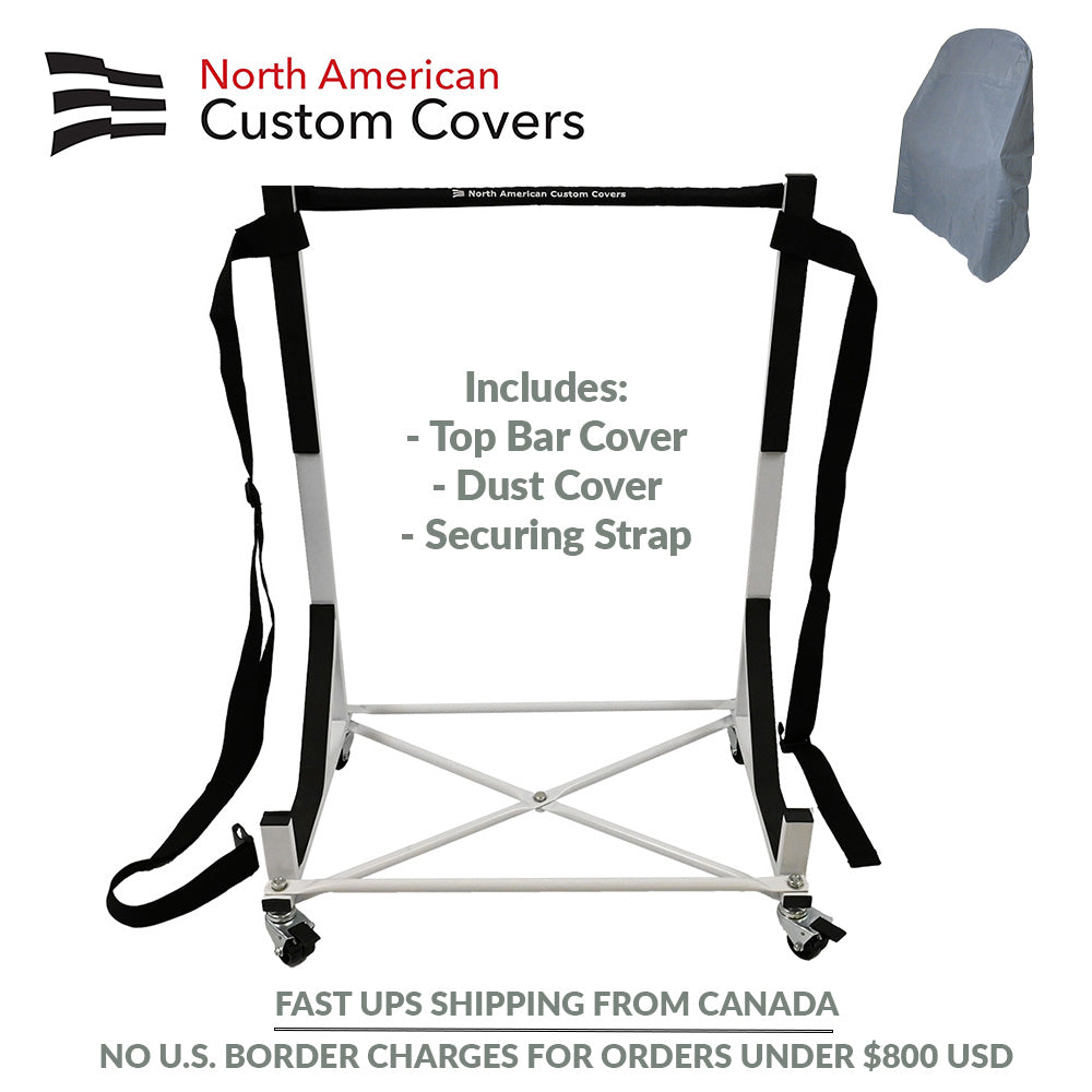 Alfa Romeo Spider Heavy-duty Hardtop Stand Trolley Cart Rack with Securing Harness and Dust Cover (Various Options)