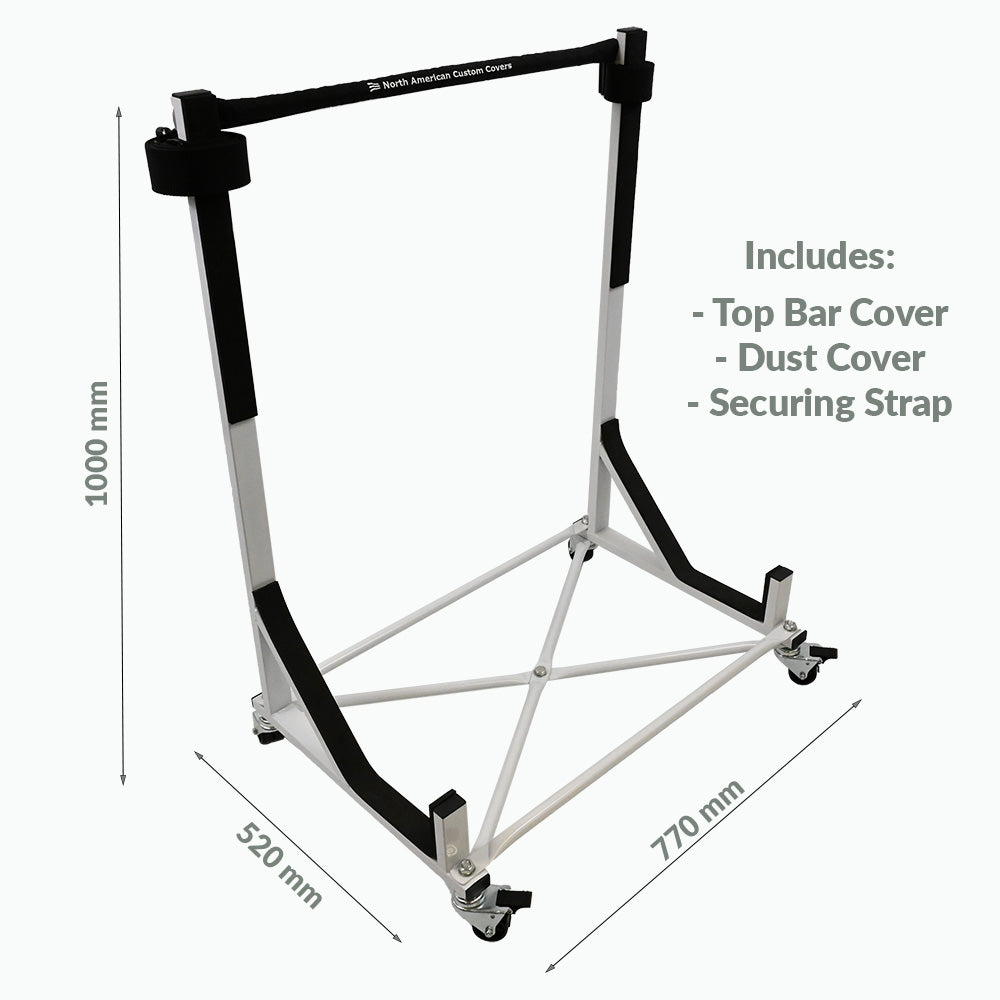 Ford Thunderbird Heavy-duty Hardtop Stand Trolley Cart Rack with Securing Harness and Hard Top Dust Cover (Various Options)
