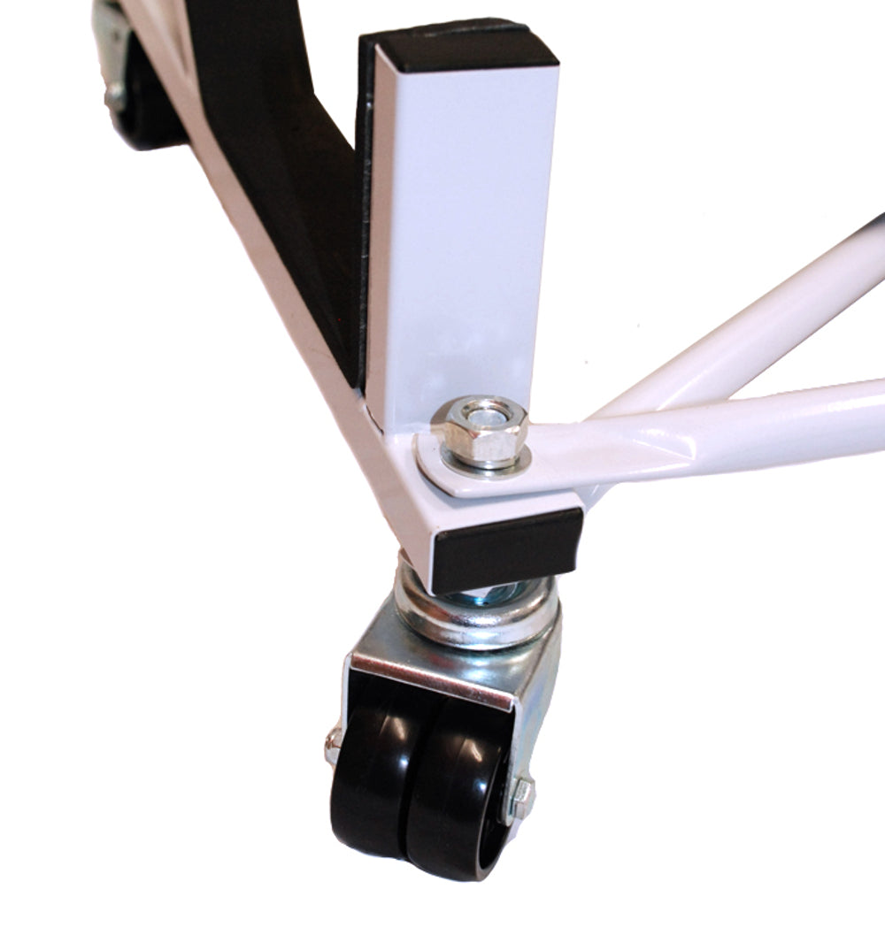 Heavy-duty Hardtop Stand Trolley Cart Rack with Securing Harness and REGULAR-sized Hard Top Dust Cover (Various Options)
