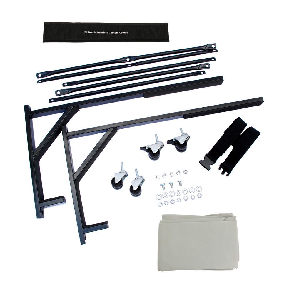 Ford Thunderbird Heavy-duty Hardtop Stand Trolley Cart Rack with Securing Harness and Hard Top Dust Cover (Various Options)