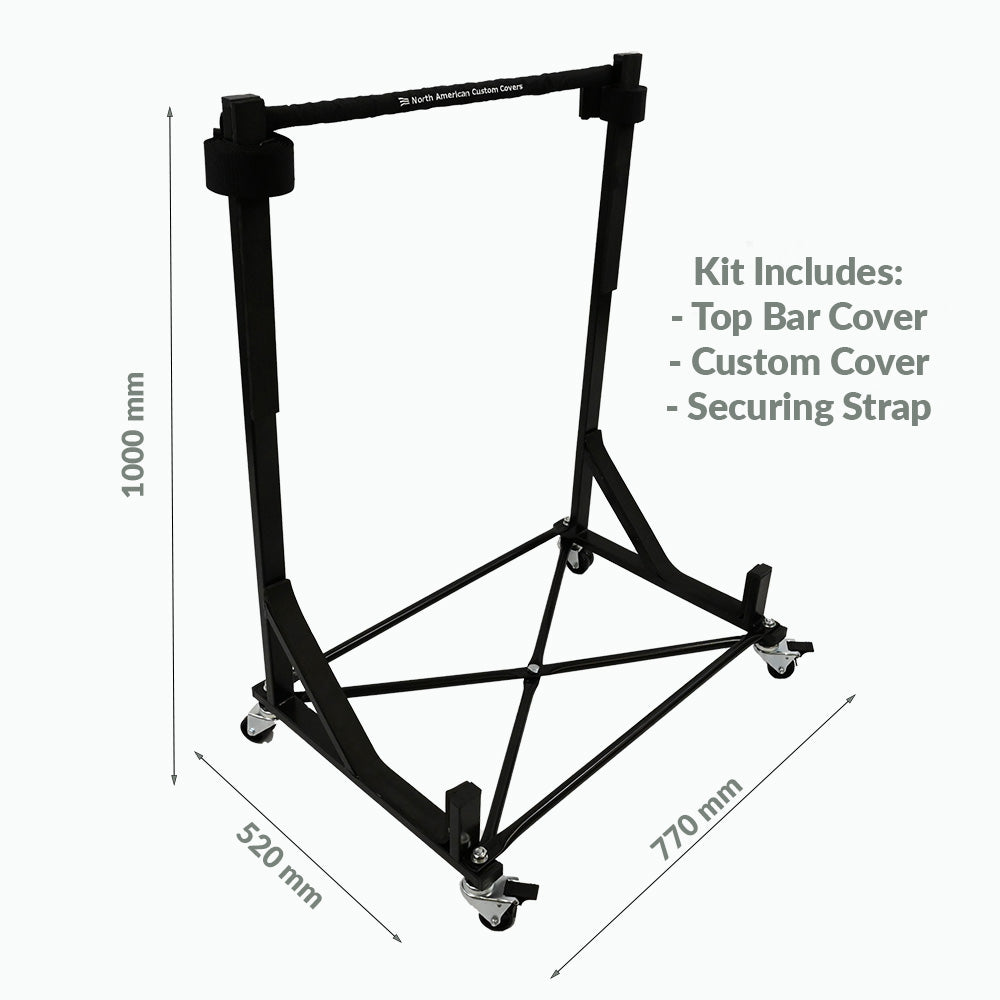 Custom Fit Cover and Premium Cart Storage Package for the Mercedes Pagoda 1963 to 1971 Hardtop (Various Options)