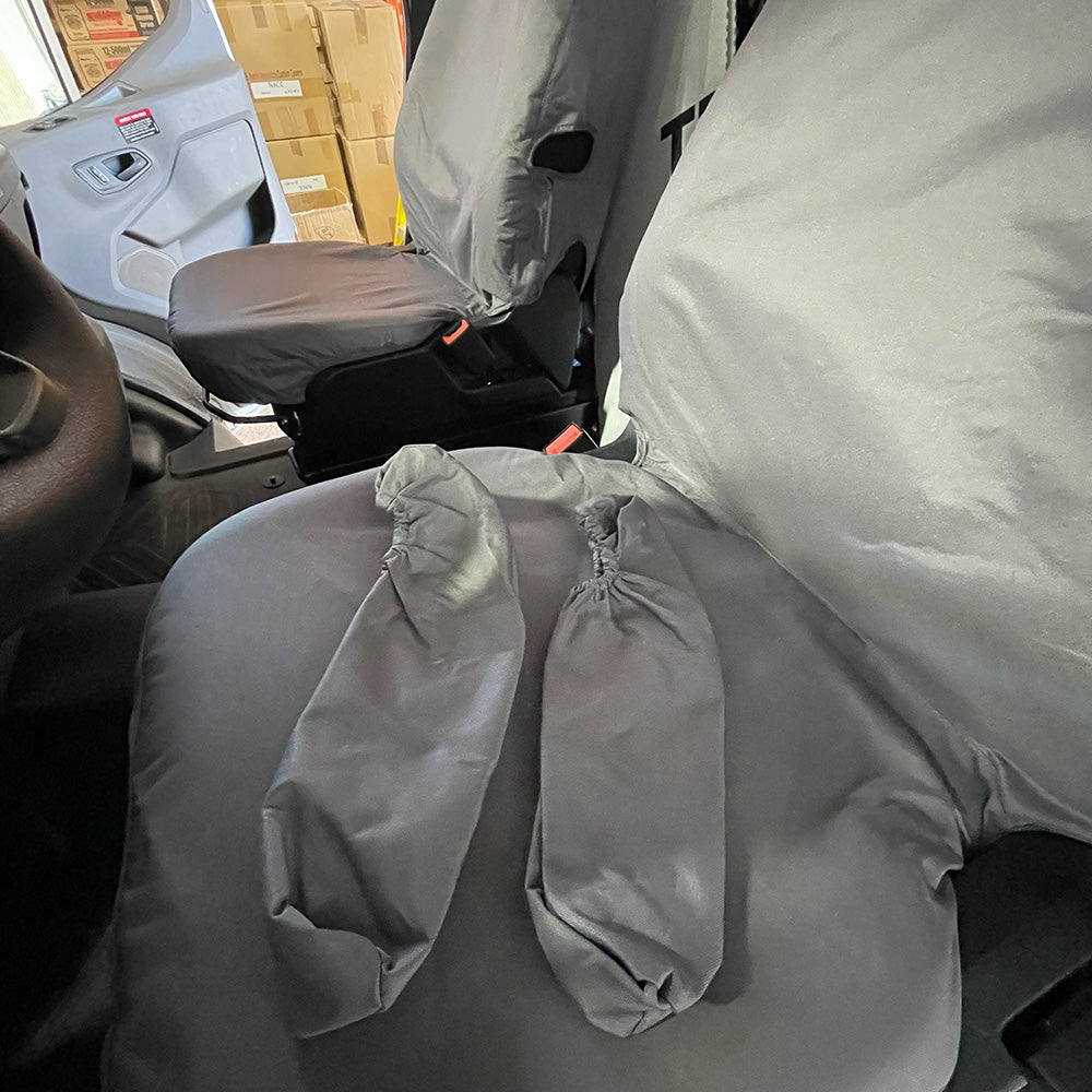 Ensemble de housses de siège avant sur mesure pour Ford Transit 150 250 350 350HD