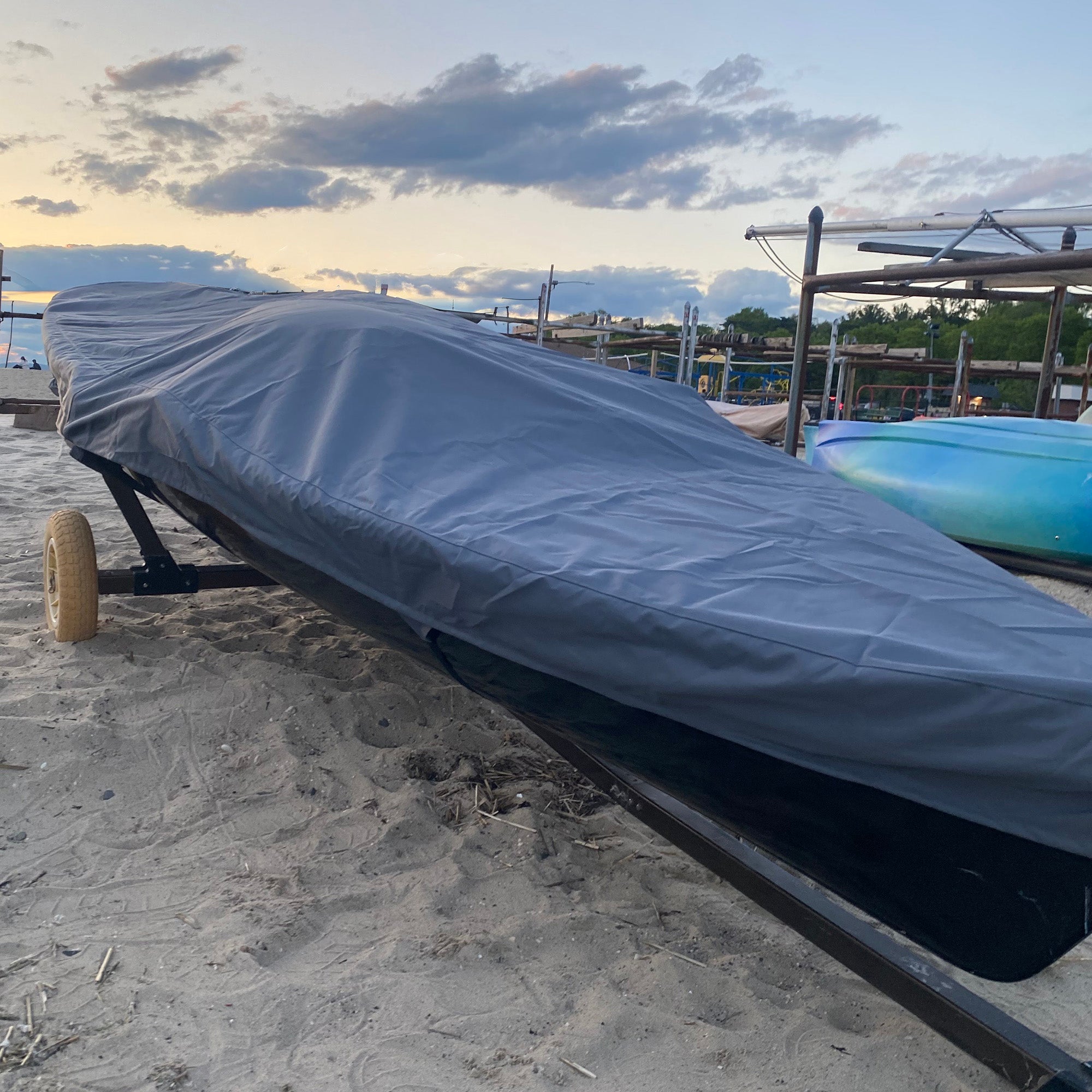 Premium Sailboat Deck Cover for the Laser Two Dinghy
