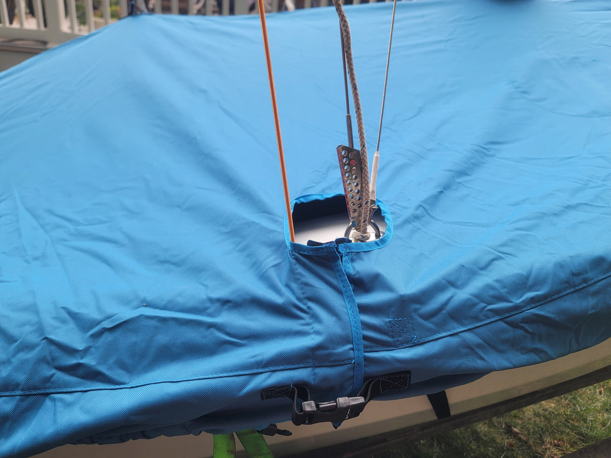 Funda de cubierta para velero Laser Bahia - Funda impermeable a medida - Azul (417B)