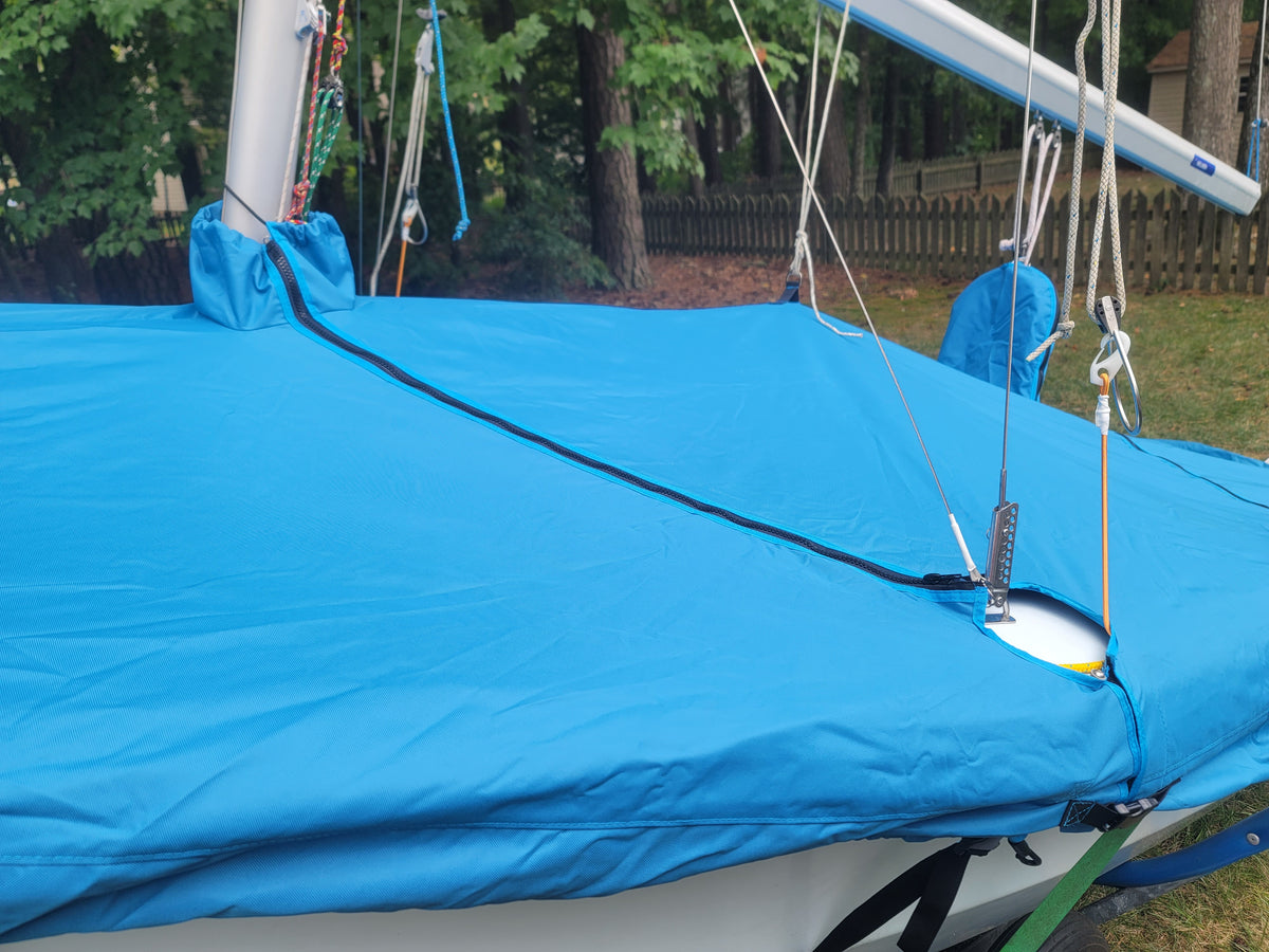 Funda de cubierta para velero Laser Bahia - Funda impermeable a medida - Azul (417B)