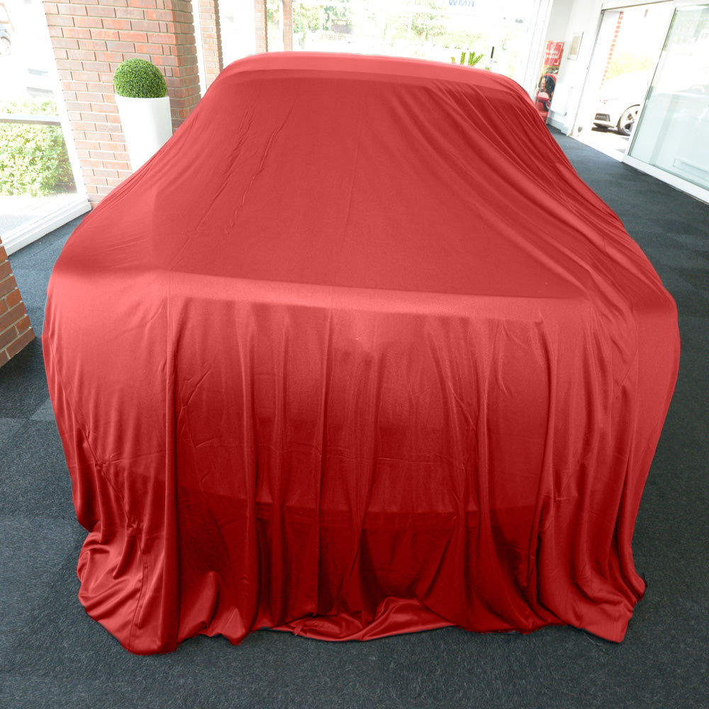 Showroom Reveal Funda para coche para modelos Nissan - Funda de tamaño grande - Rojo (449R)