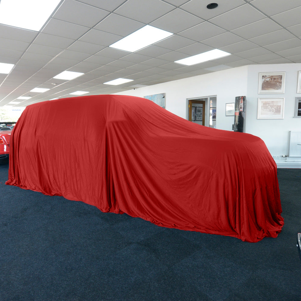 Showroom Reveal Car Cover for Jaguar models - Extra Large Sized Cover - Red (450R)