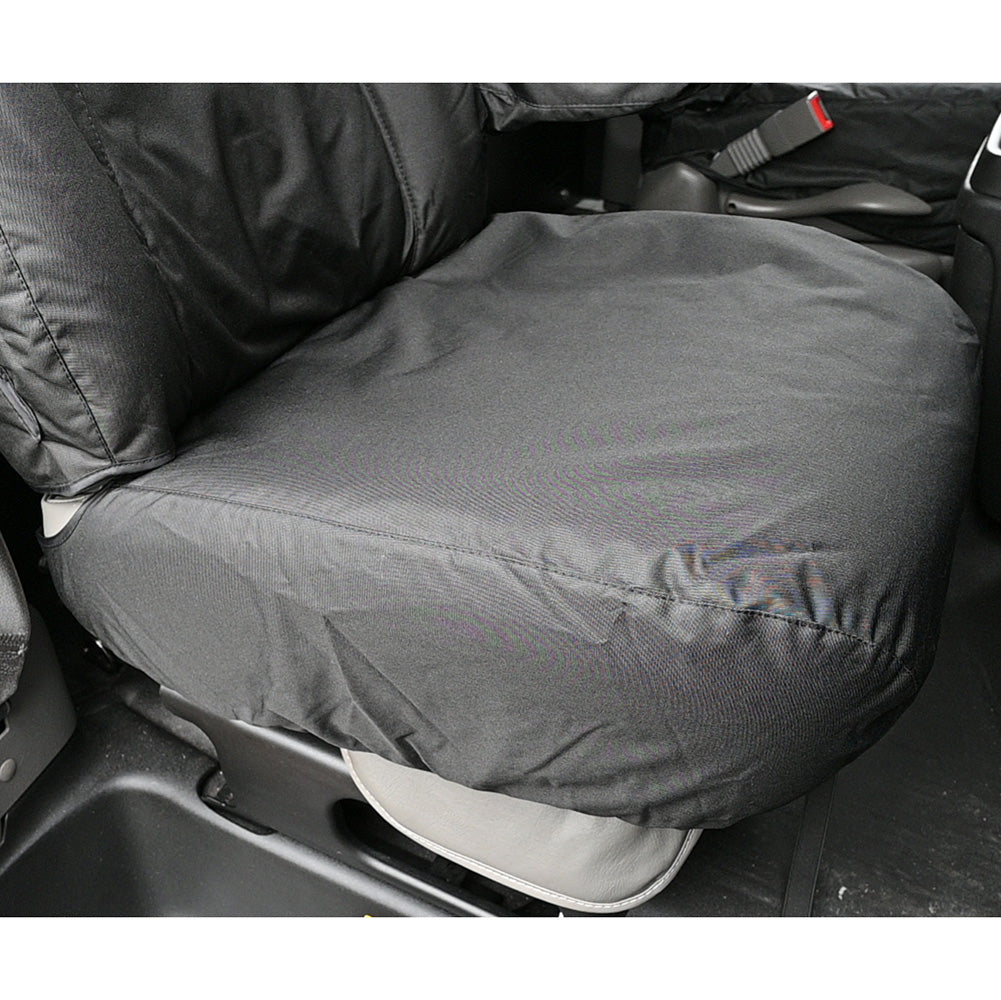 Custom-fit Front Seat Cover Set for the GMC Savana BLACK - 2010 to 2015 (459)