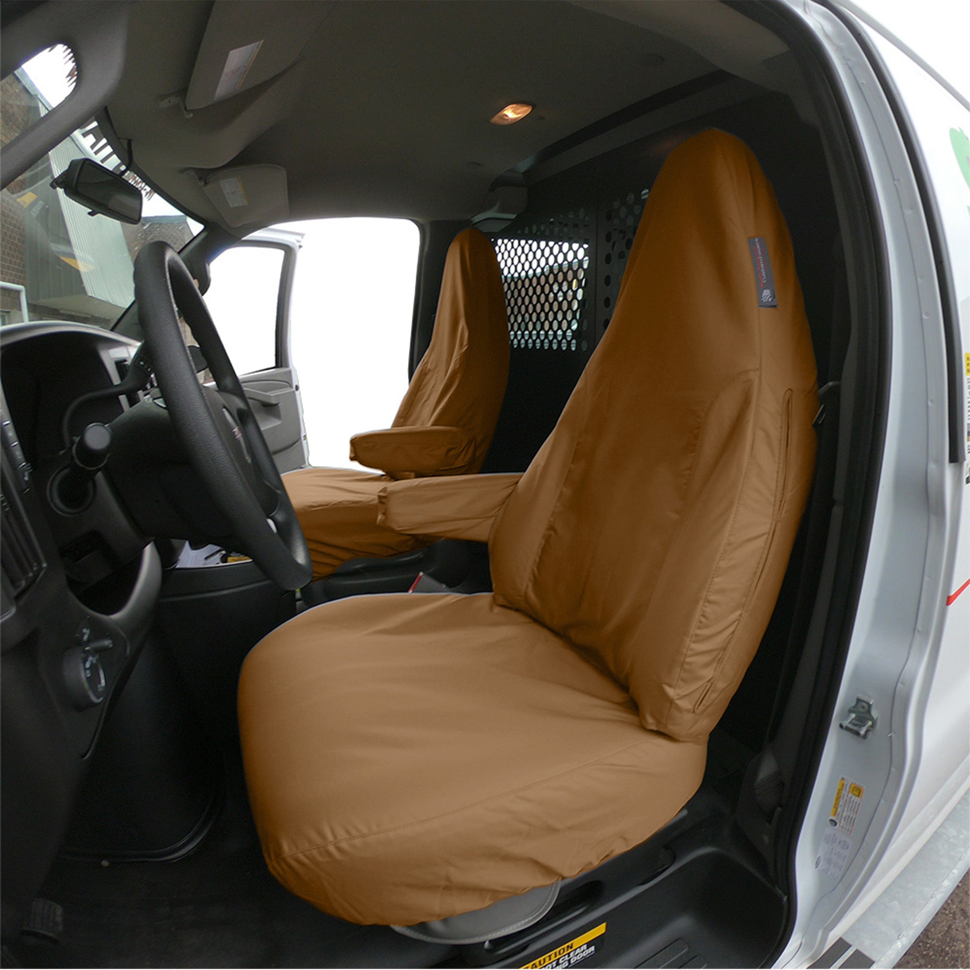 Juego de fundas de asiento delantero a medida para furgoneta Chevrolet/Chevy Express