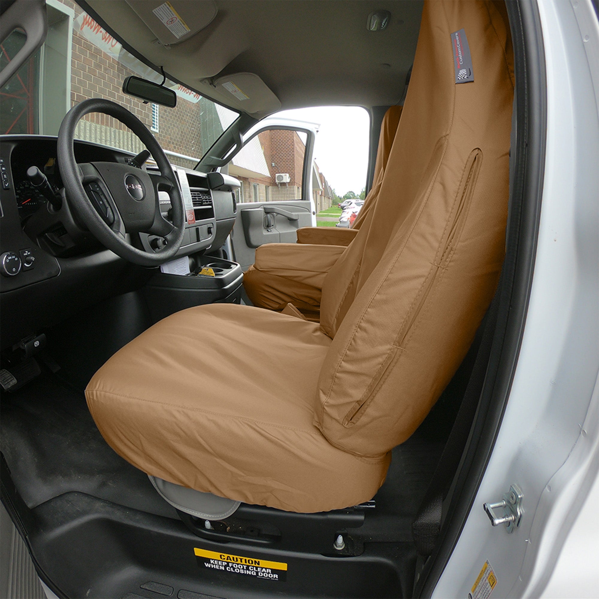 Juego de fundas de asiento delantero a medida para furgoneta Chevrolet/Chevy Express