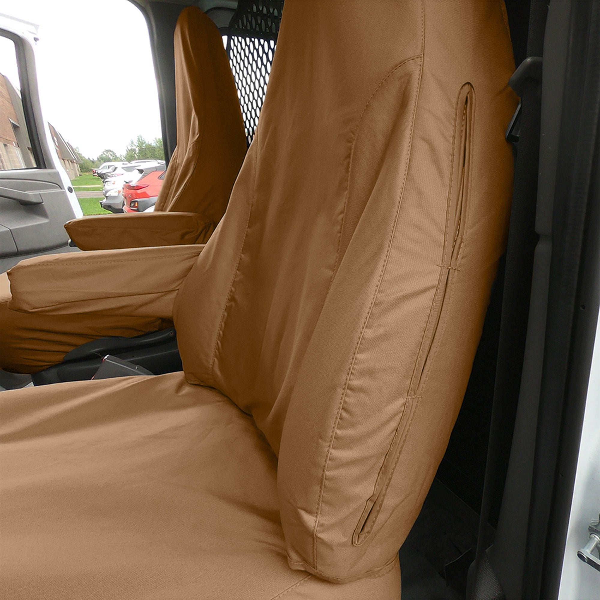 Juego de fundas de asiento delantero a medida para furgoneta Chevrolet/Chevy Express