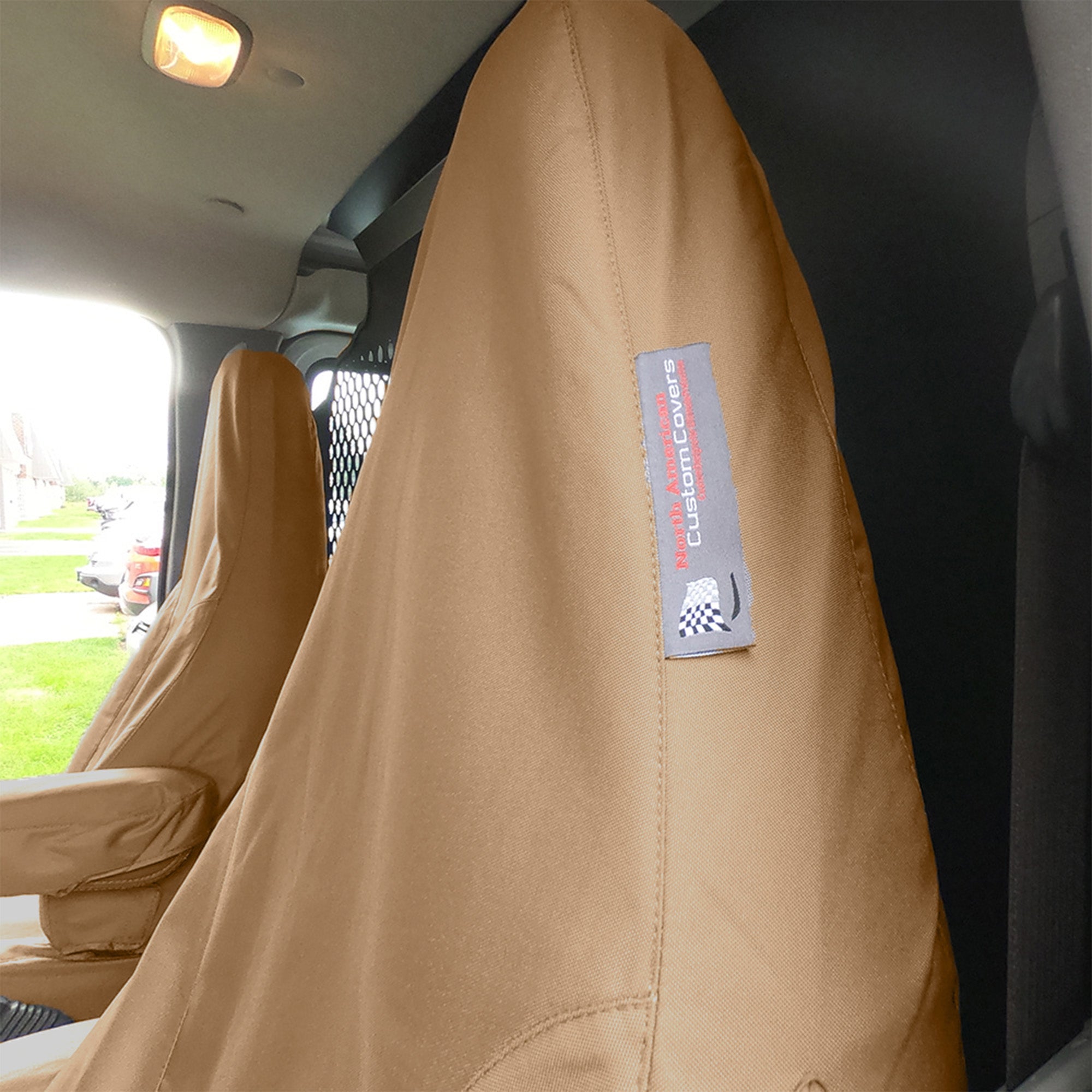 Juego de fundas de asiento delantero a medida para furgoneta Chevrolet/Chevy Express