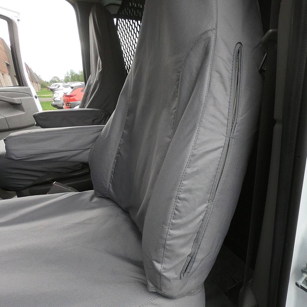 Custom-fit Front Seat Cover Set for the Chevrolet  / Chevy Express (GREY) - 2016 onwards (460G)