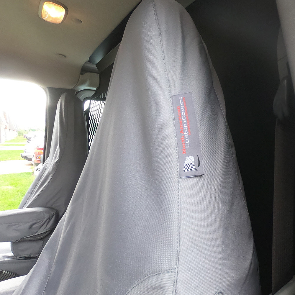 Custom-fit Front Seat Cover Set for the Chevrolet  / Chevy Express (GREY) - 2010 to 2015 (459G)