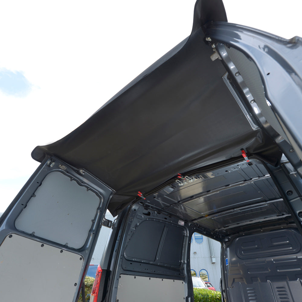 Cubierta de toldo para puerta de granero para Mercedes Metris