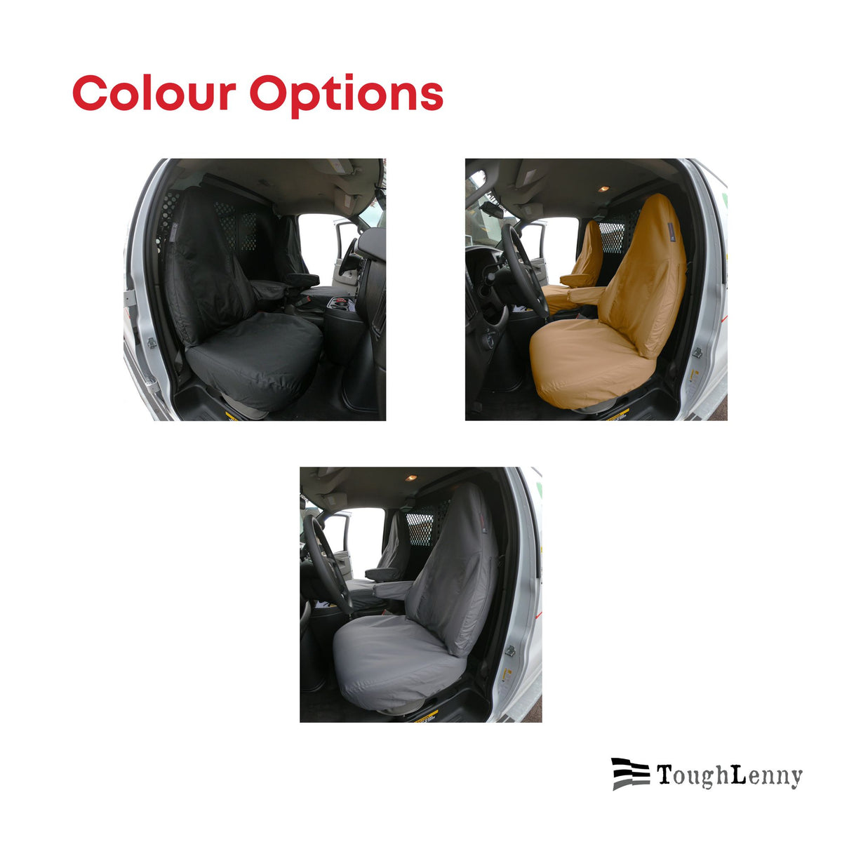 Juego de fundas de asiento delantero a medida para GMC Savana (varias opciones)