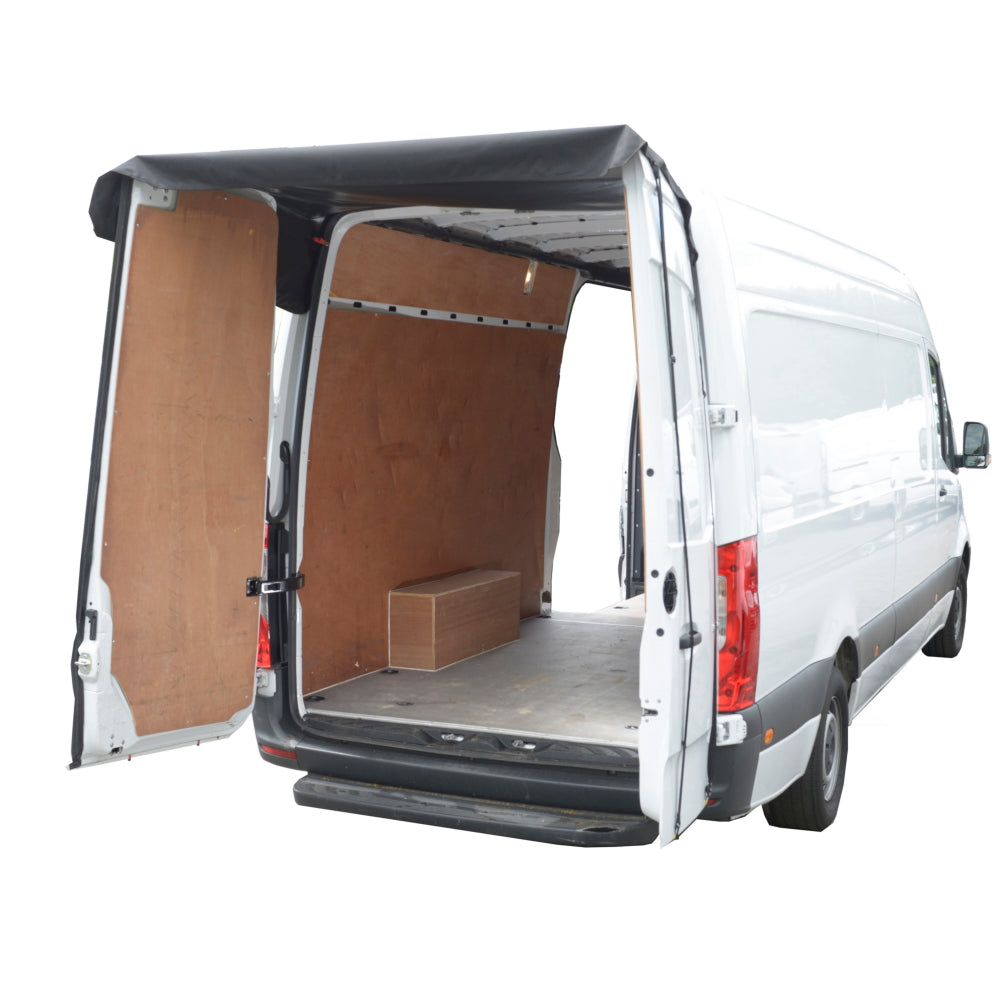 Barn Door Awning Cover for the Mercedes Sprinter