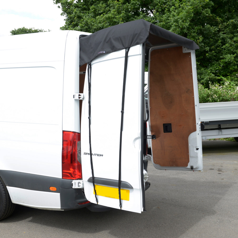 Cubierta de toldo para puerta de granero a medida para Mercedes Sprinter Generación 2 - 2006 a 2018 (613)