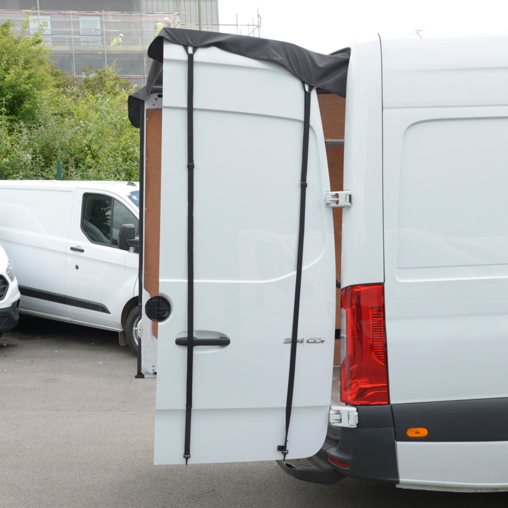 Cubierta de toldo para puerta de granero a medida para Mercedes Sprinter Generación 2 - 2006 a 2018 (613)