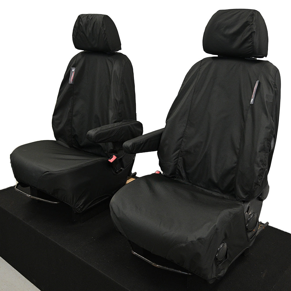 Ensemble de housses de siège avant sur mesure pour Mercedes Sprinter Génération 2 - 2006 à 2018 (678)