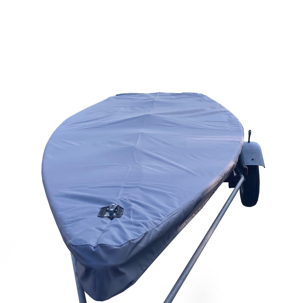 Premium Sailboat Deck Cover for the Laser Dinghy - Tailored, Waterproof, Breathable Boat Cover - Dark Grey (960G)