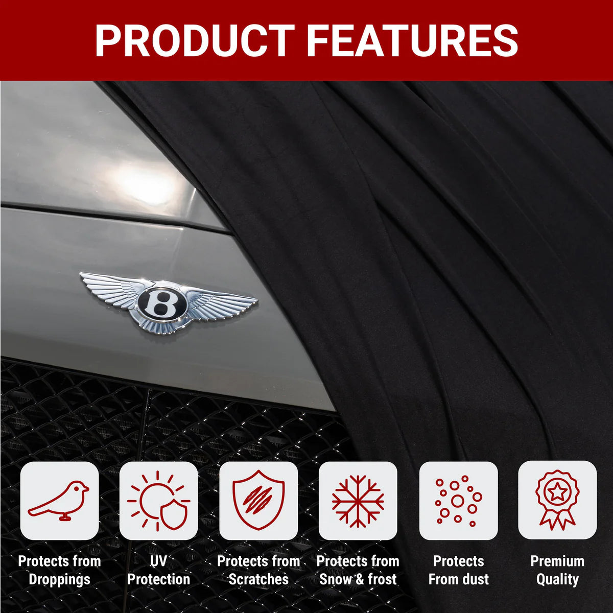 Premium Indoor Stretch Car Cover for Porsche 718 Boxster, Cayman, GT4 & Spyder