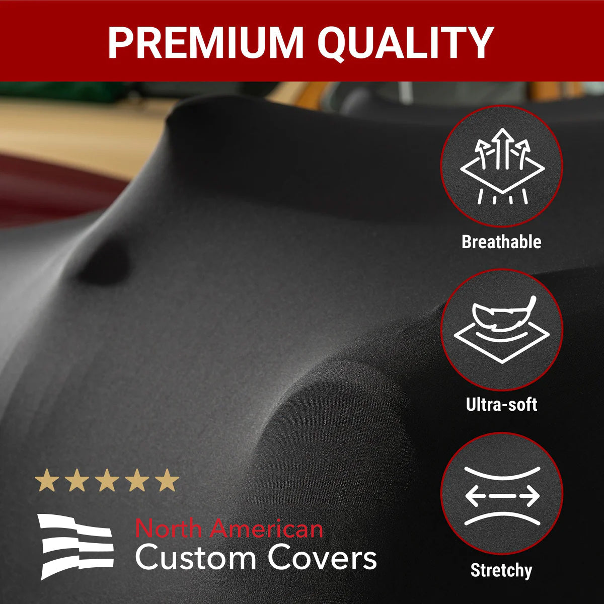 Premium Indoor Stretch Car Cover for Porsche 718 Boxster, Cayman, GT4 & Spyder