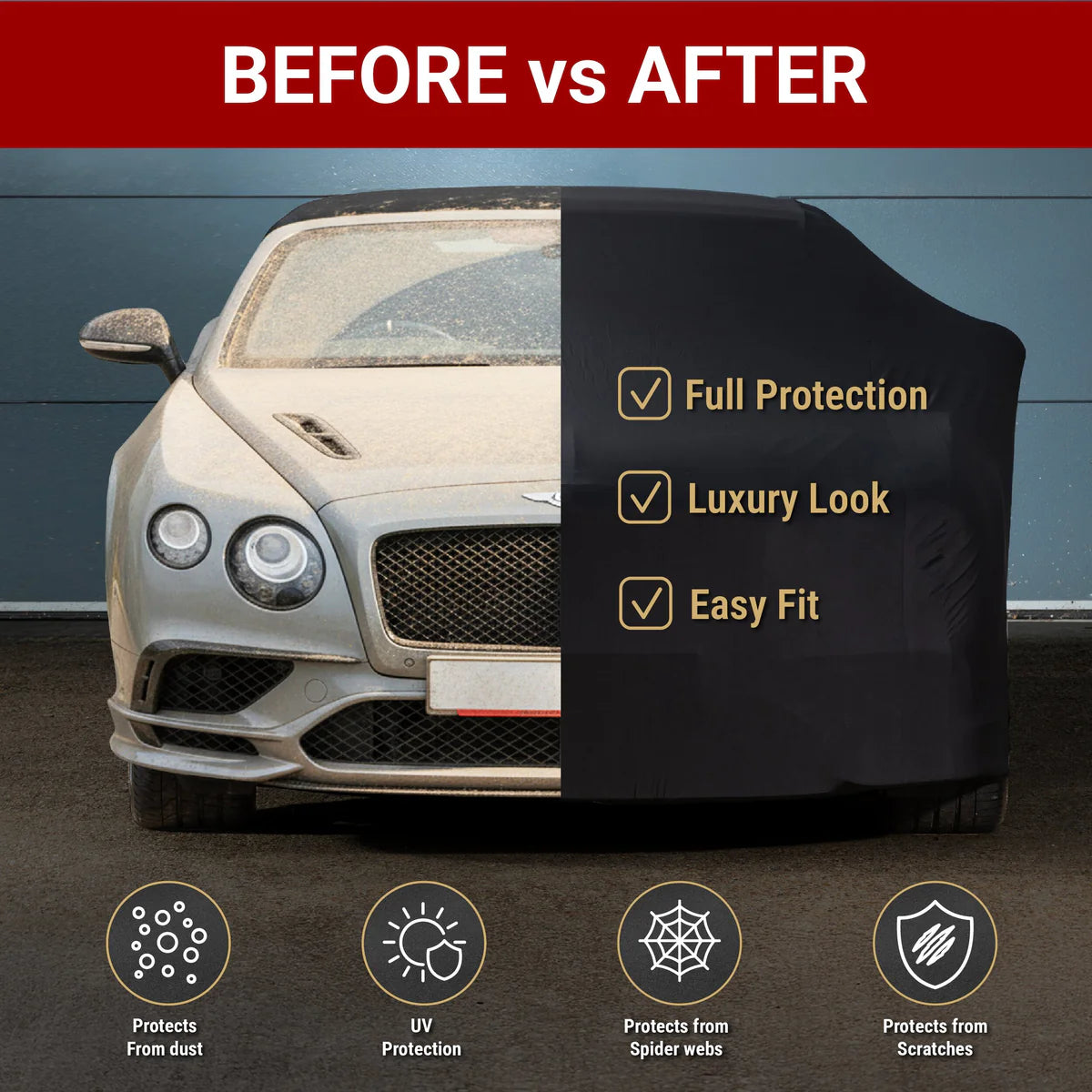 Premium Indoor Stretch Car Cover for Porsche 718 Boxster, Cayman, GT4 & Spyder
