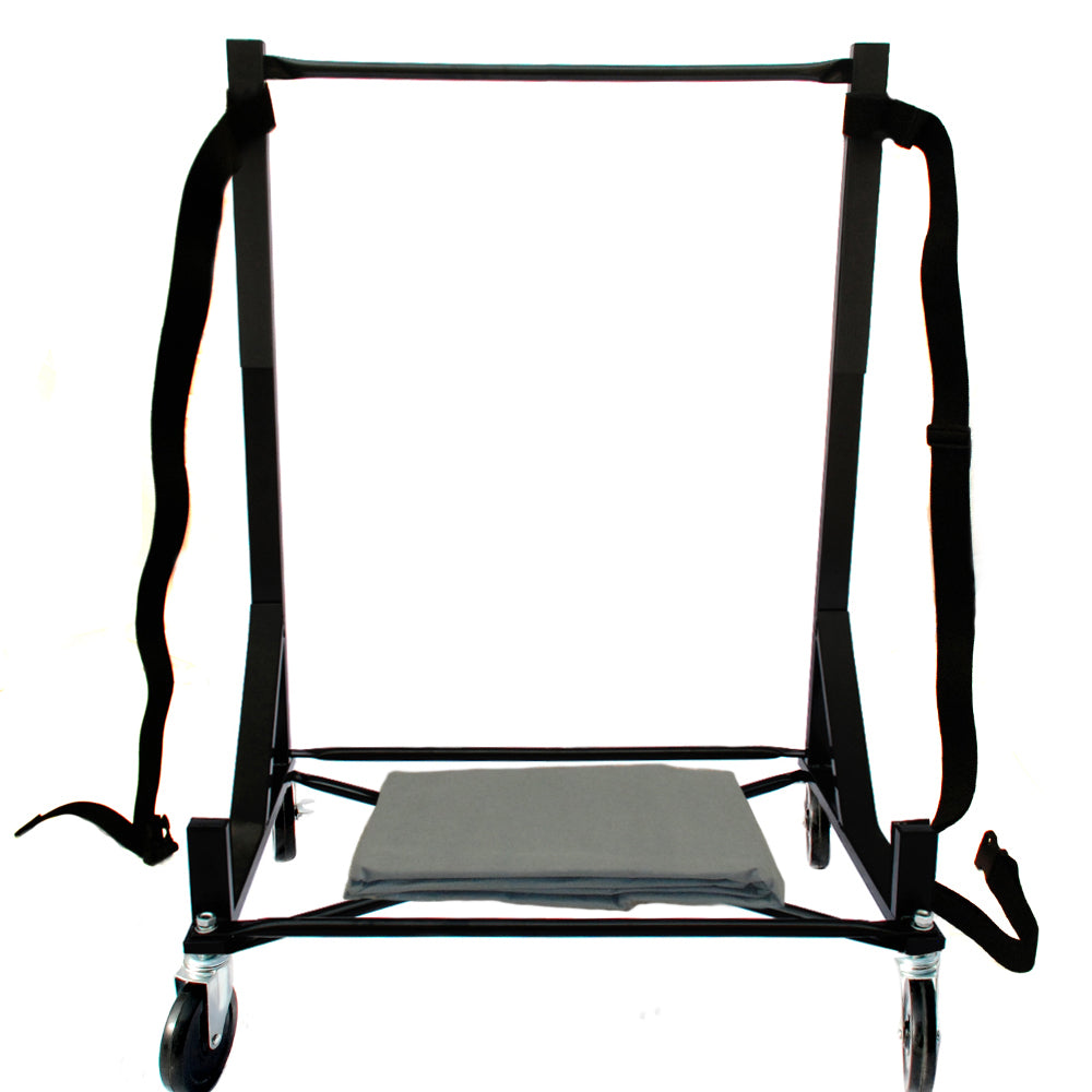 Fiat 124 Sport Spider Heavy-duty Hardtop Stand Trolley Cart Rack with 5" castors, Securing Harness and Hard Top Dust Cover (Various Options)