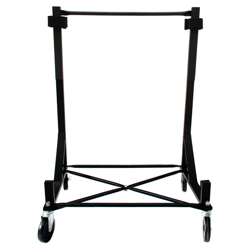 MG MGA, MGB Roadster, MG F, MG TF, MG Midget Heavy-duty Hardtop Stand Trolley Cart Rack (Black) with 5" castors, Securing Harness and Hard Top Dust Cover (050Bc)