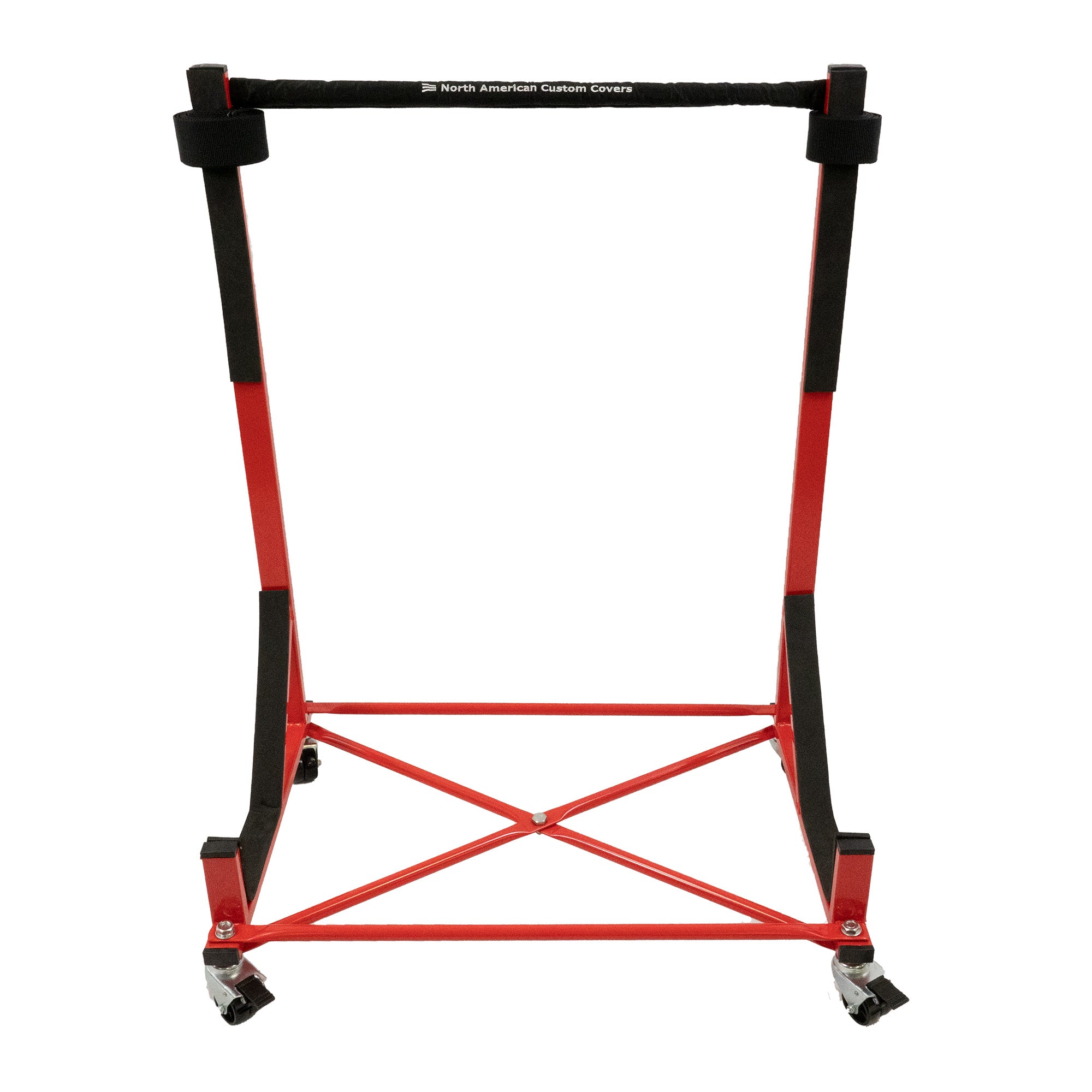 Toyota MR2 Spyder Heavy-duty Hardtop Stand Trolley Cart Rack (Red) with Securing Harness and Hard Top Dust Cover (050R)